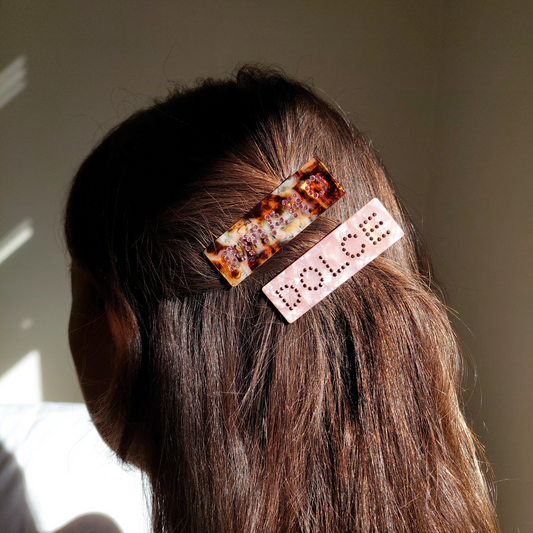 DOLCE AMARO hair clips