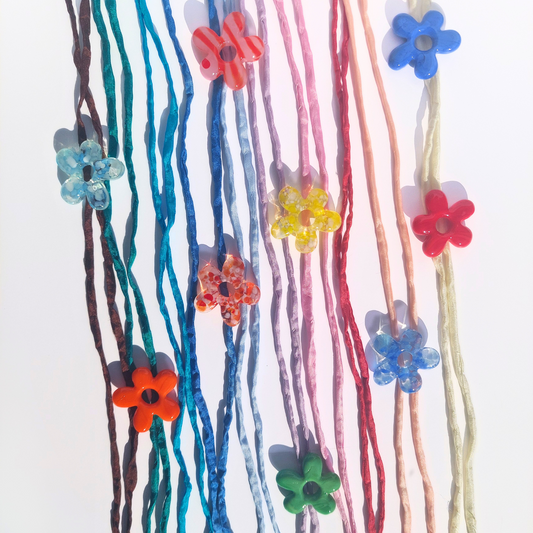 MURANO silk necklace