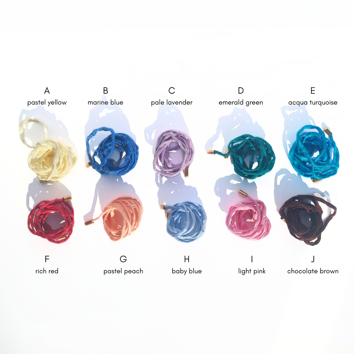 MURANO silk necklace